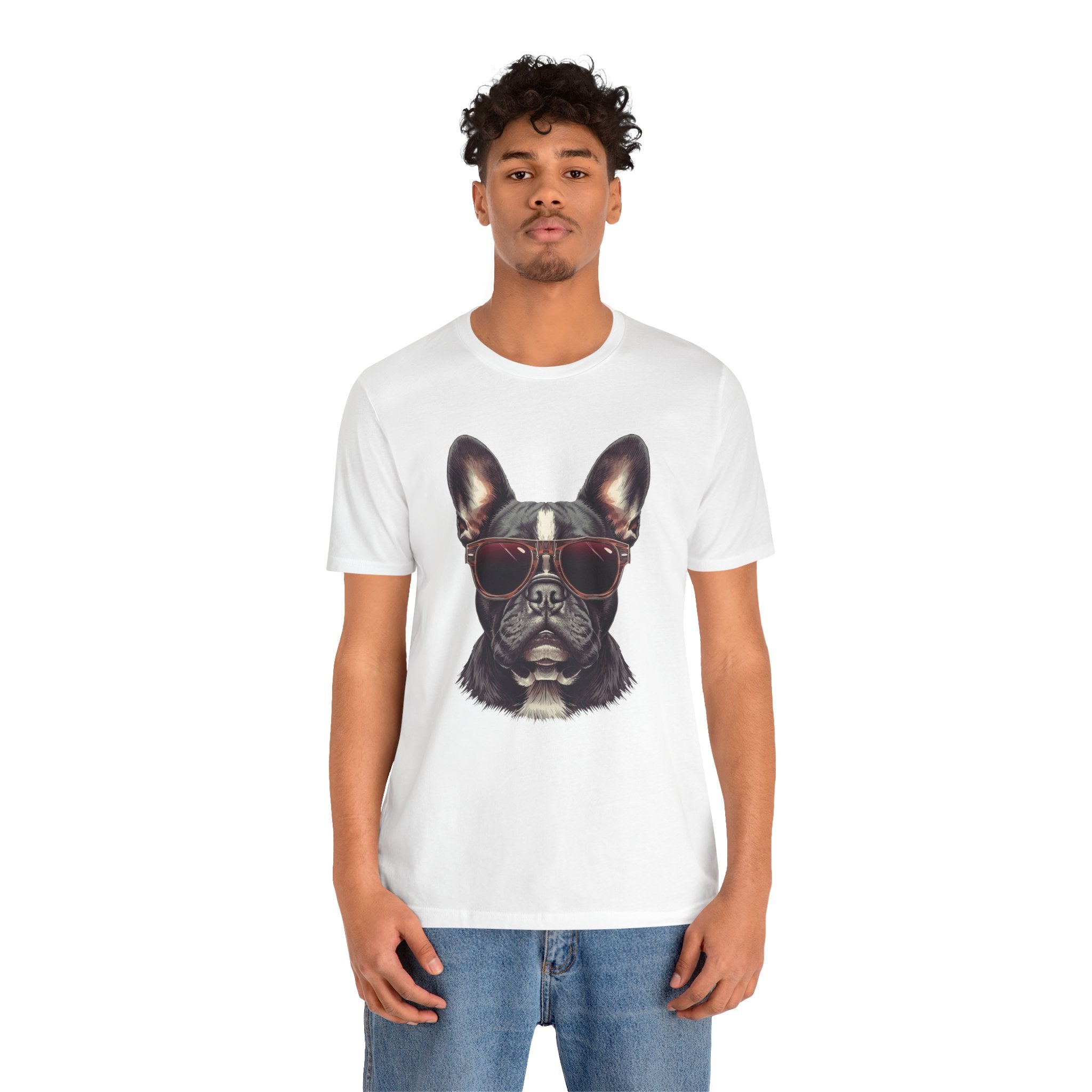 French Bulldog with Sunglasses T-Shirt