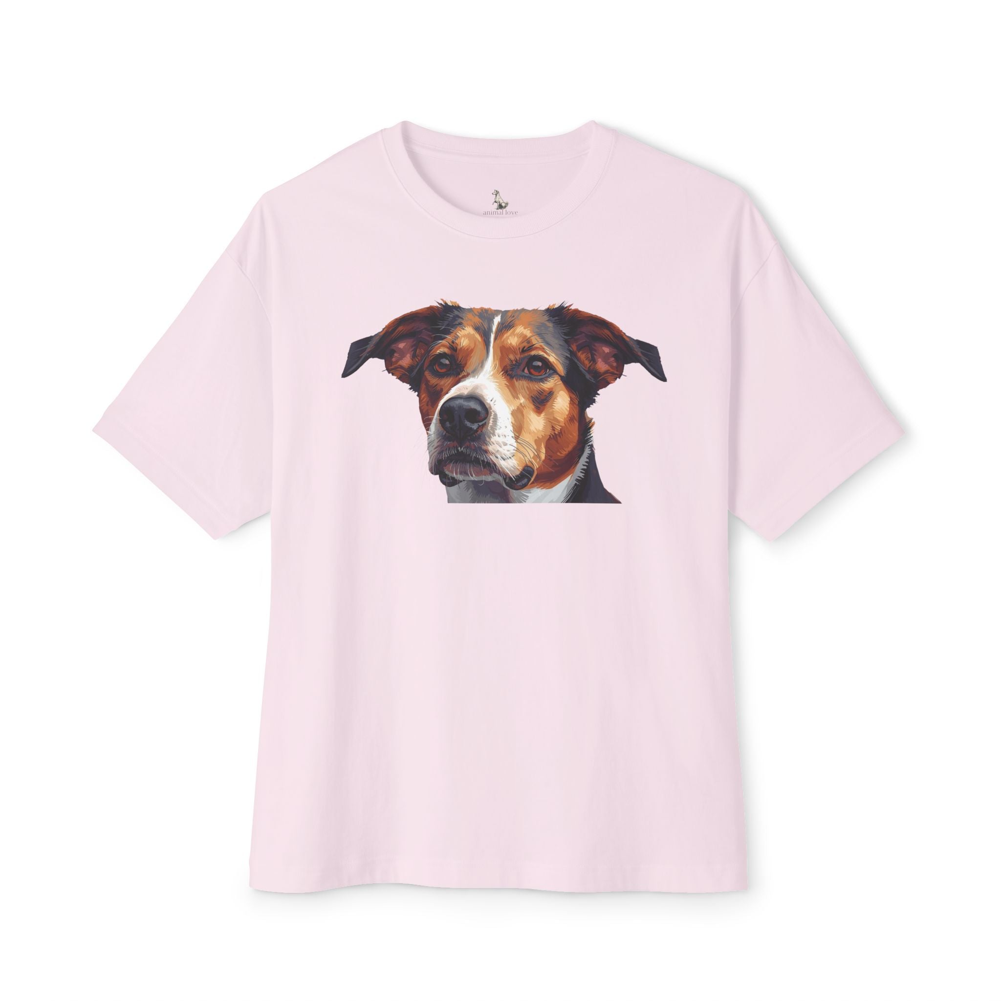 Dog Portrait Tee — Realistic Pet Face Graphic T-Shirt