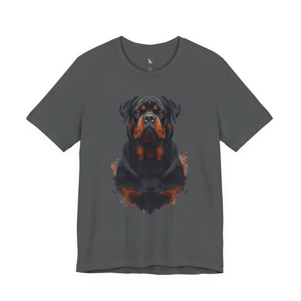 Rottweiler Portrait T‑Shirt — Realistic Dog Lover Tee