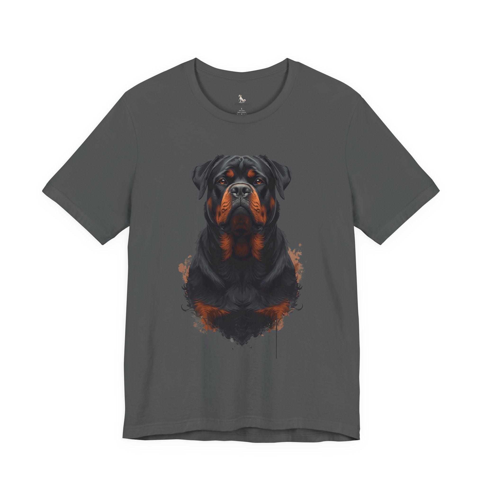 Rottweiler Portrait T‑Shirt — Realistic Dog Lover Tee