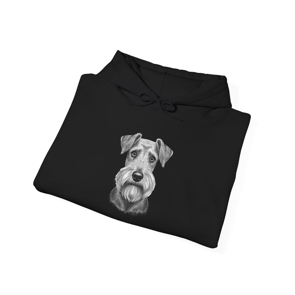 Airedale Terrier Hoodie - Realistic Dog Portrait Sweatshirt for Pet Lovers