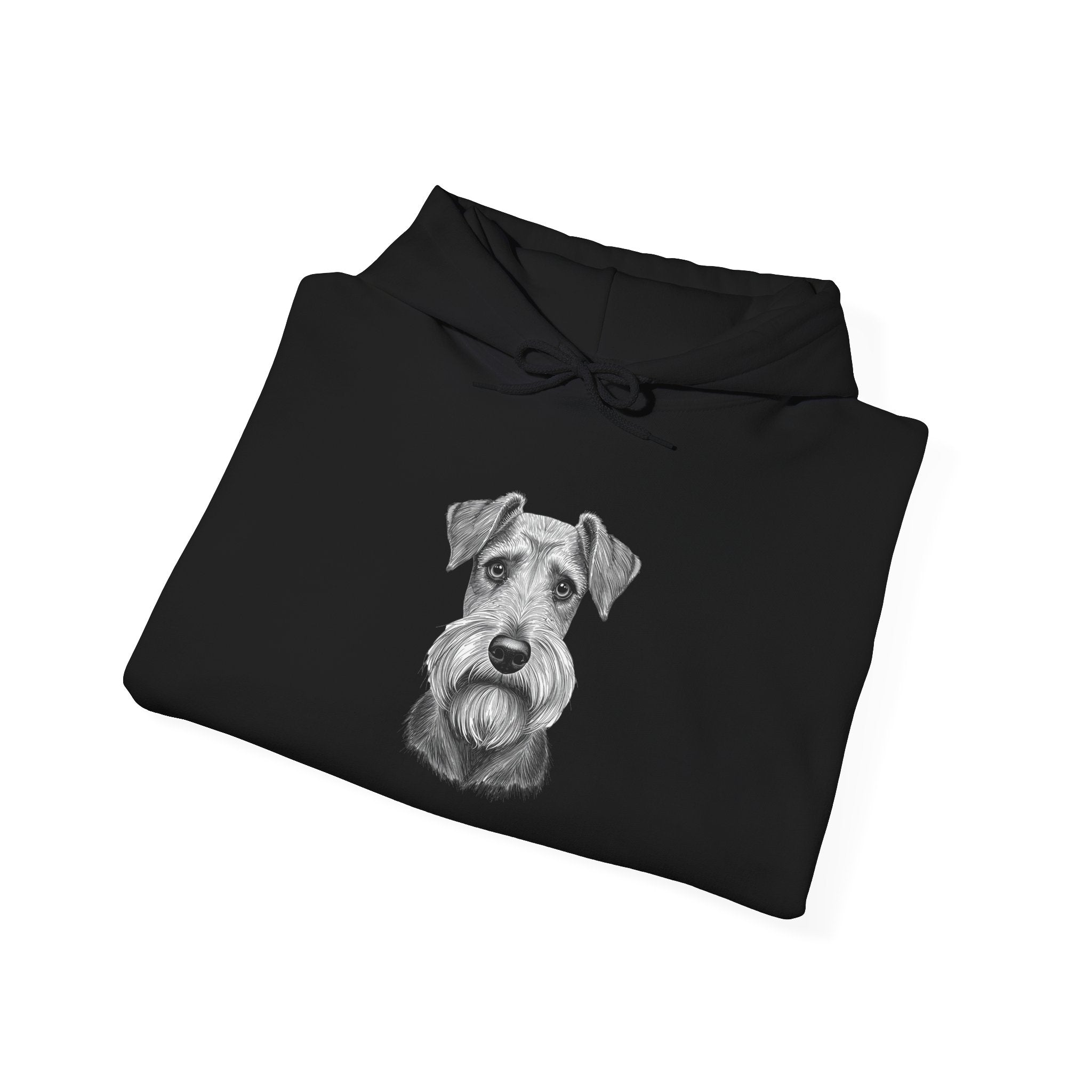 Airedale Terrier Hoodie - Realistic Dog Portrait Sweatshirt for Pet Lovers