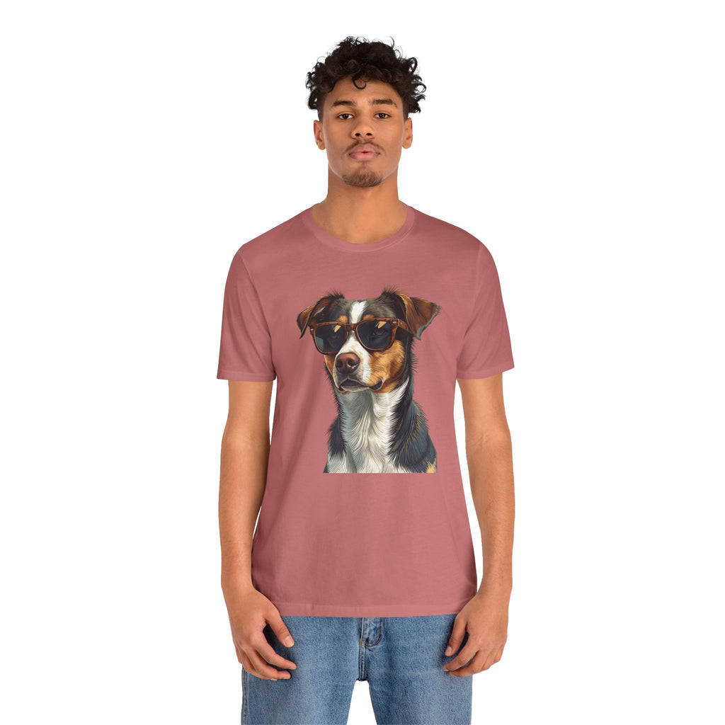 Cool Sunglasses Dog T‑Shirt - Cool Dog Graphic Tee