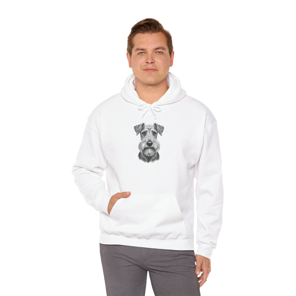 Airedale Terrier Hoodie - Realistic Dog Portrait Sweatshirt for Pet Lovers