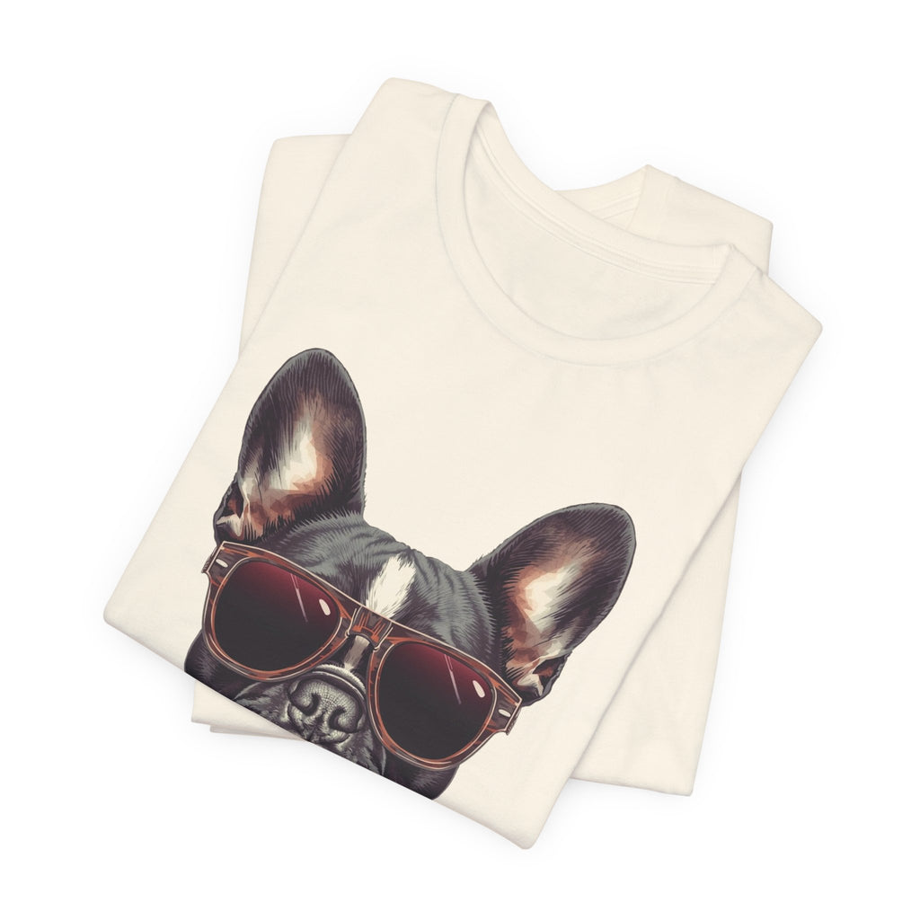 French Bulldog with Sunglasses T-Shirt