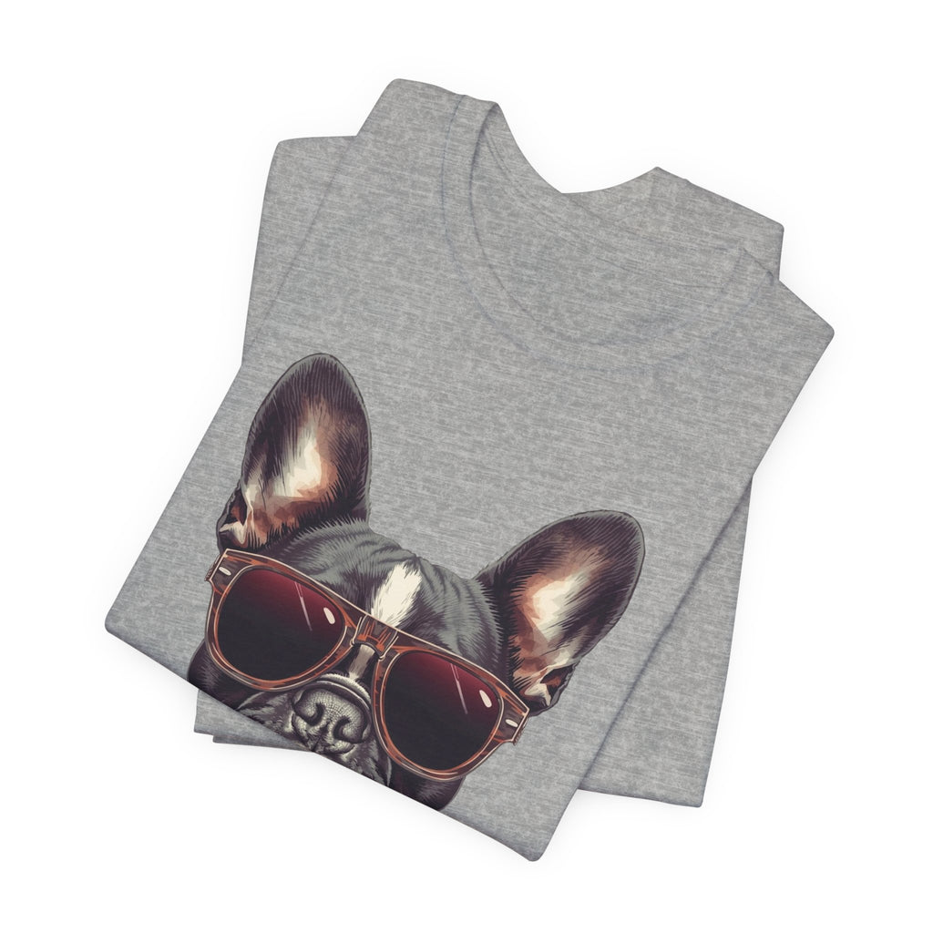 French Bulldog with Sunglasses T-Shirt