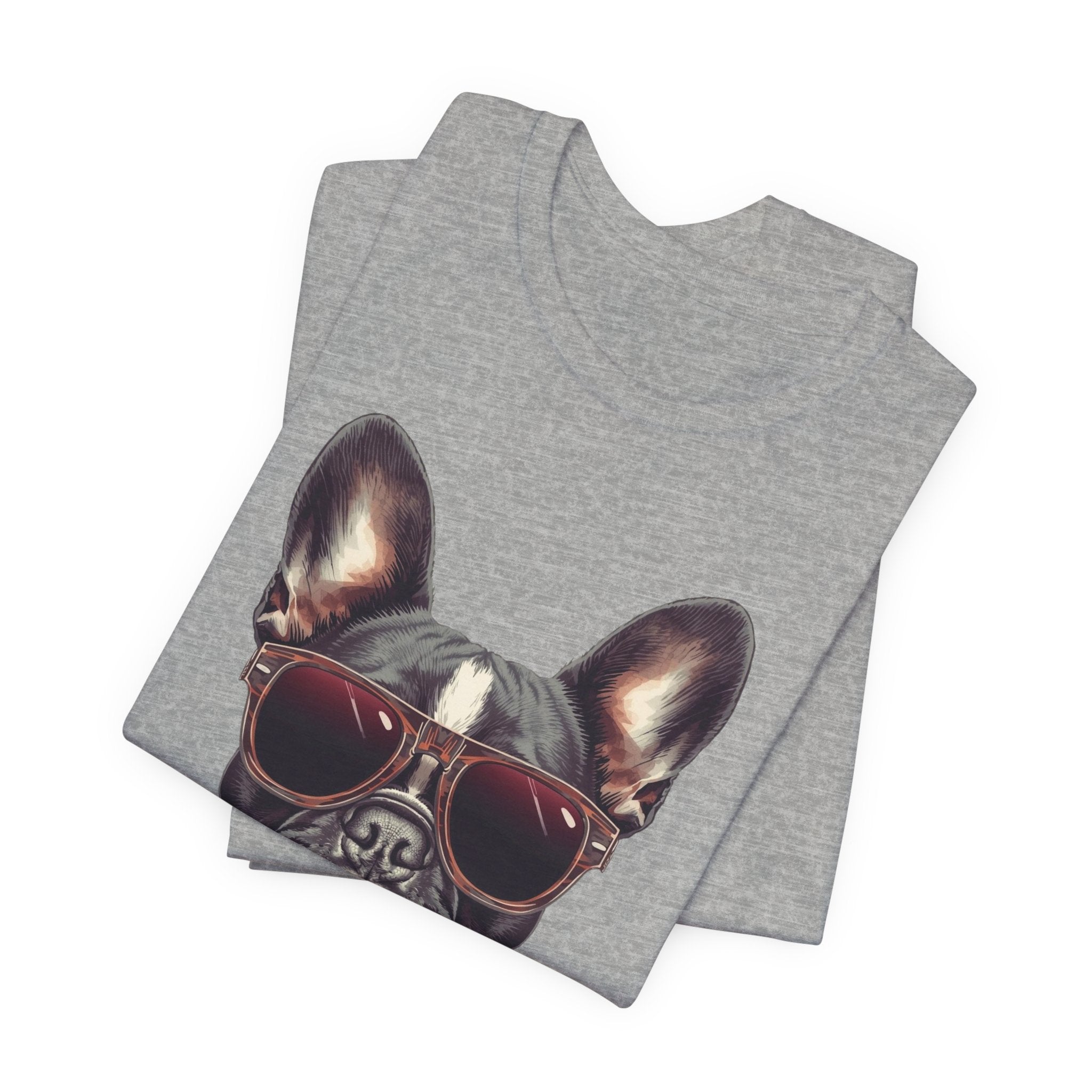 French Bulldog with Sunglasses T-Shirt