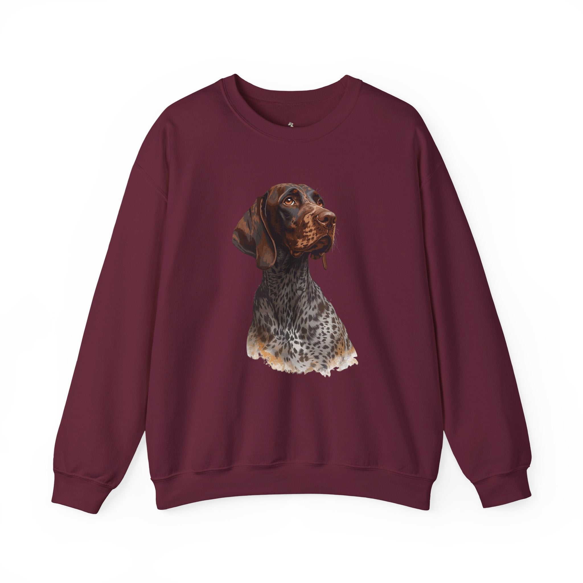 German Shorthaired Pointer Portrait Crewneck Sweatshirt
