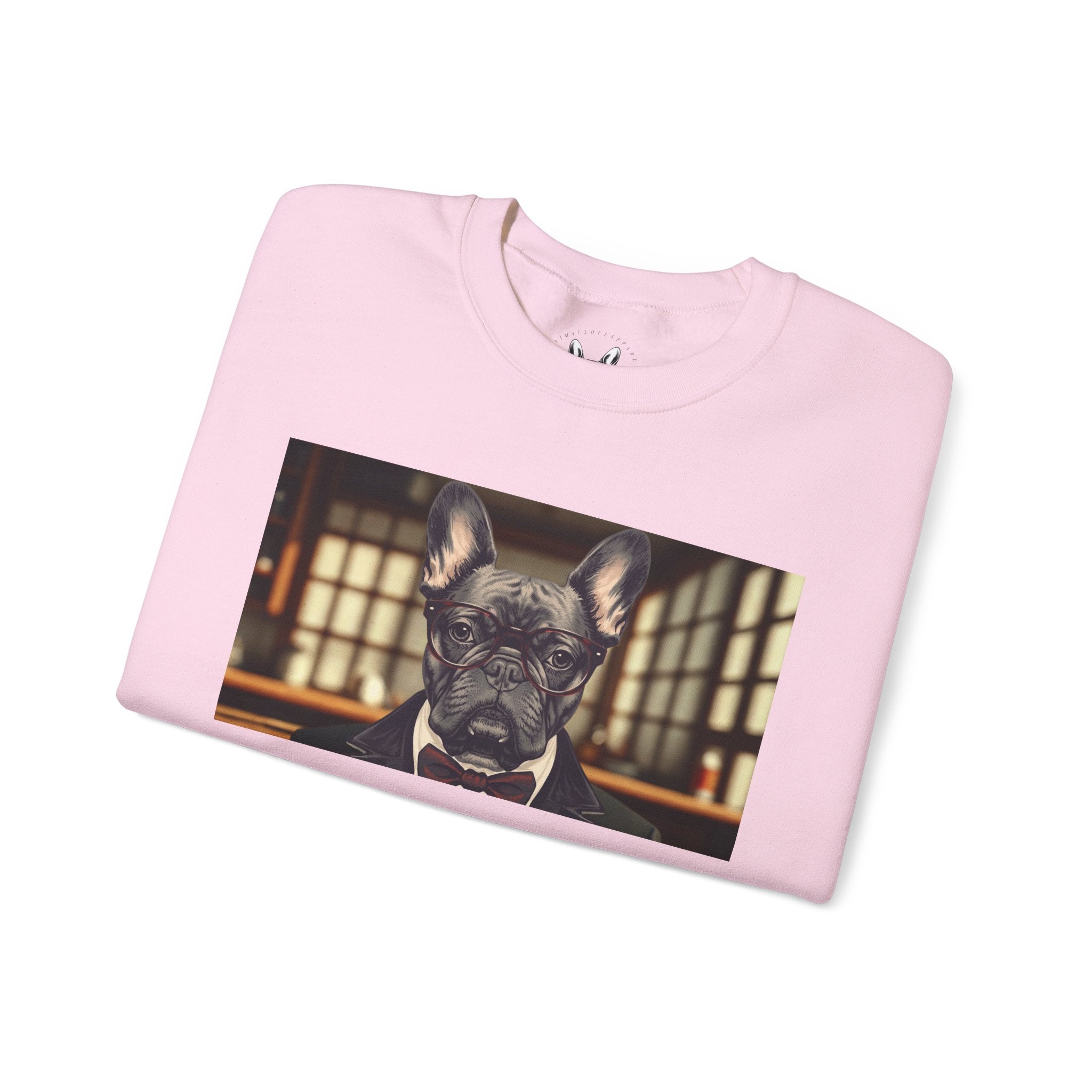 Business French Bulldog Crewneck Sweatshirt