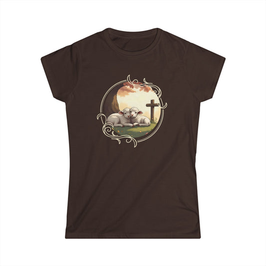 Womens Lamb Christian t-shirt