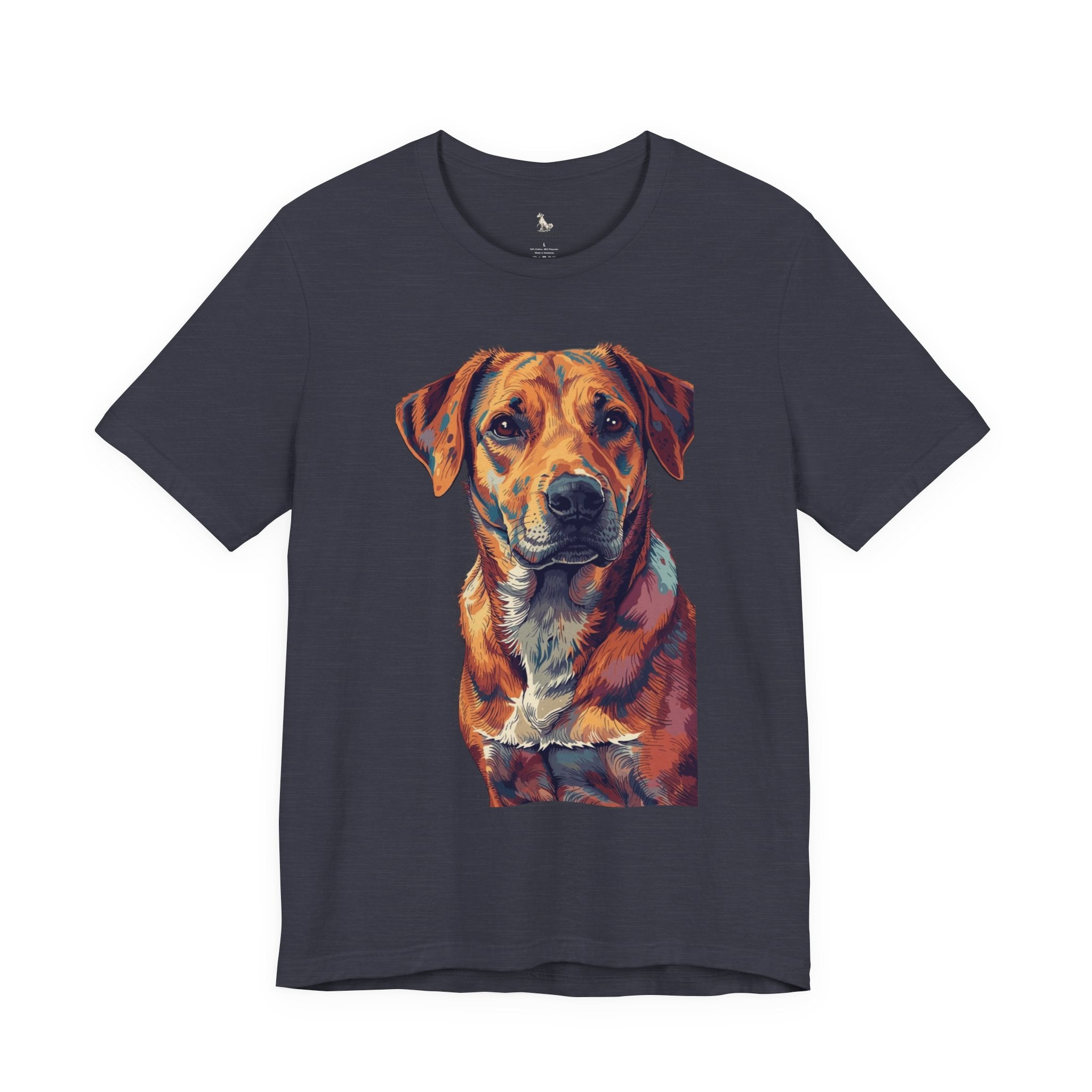 Dog Painted Portrait T-Shirt — Colorful Artistic dog shirt