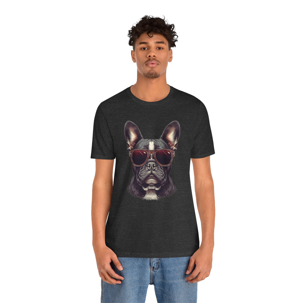 French Bulldog with Sunglasses T-Shirt