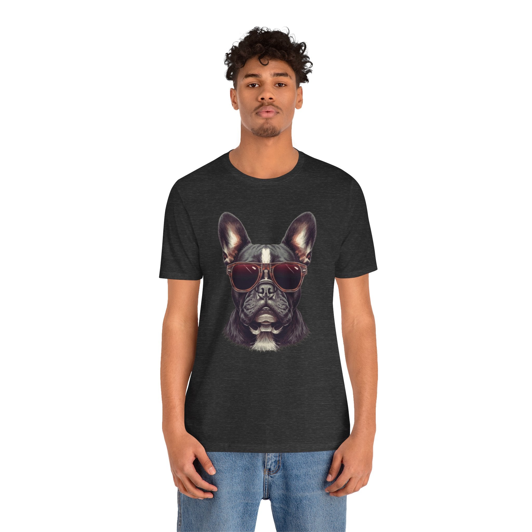 French Bulldog with Sunglasses T-Shirt