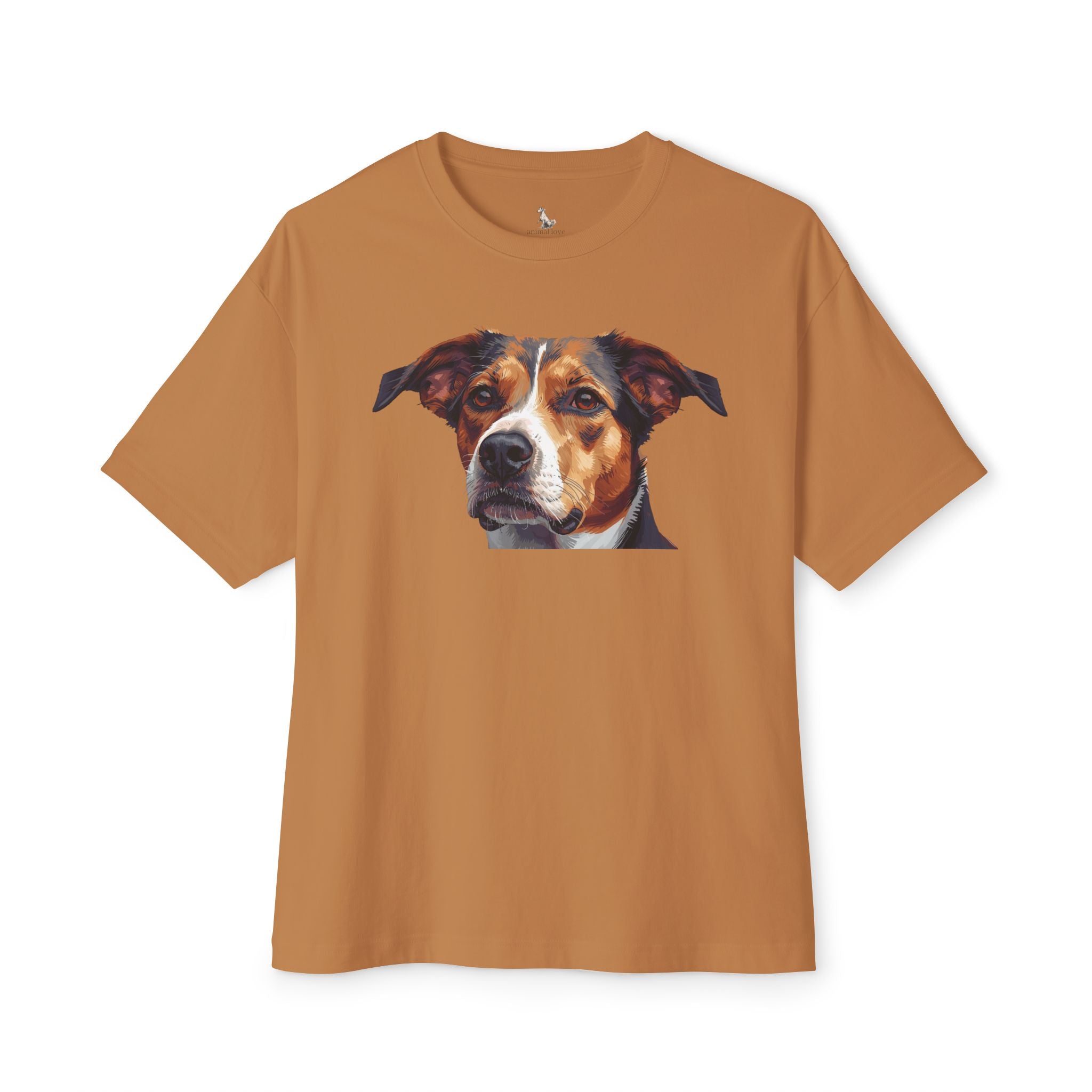 Dog Portrait Tee — Realistic Pet Face Graphic T-Shirt