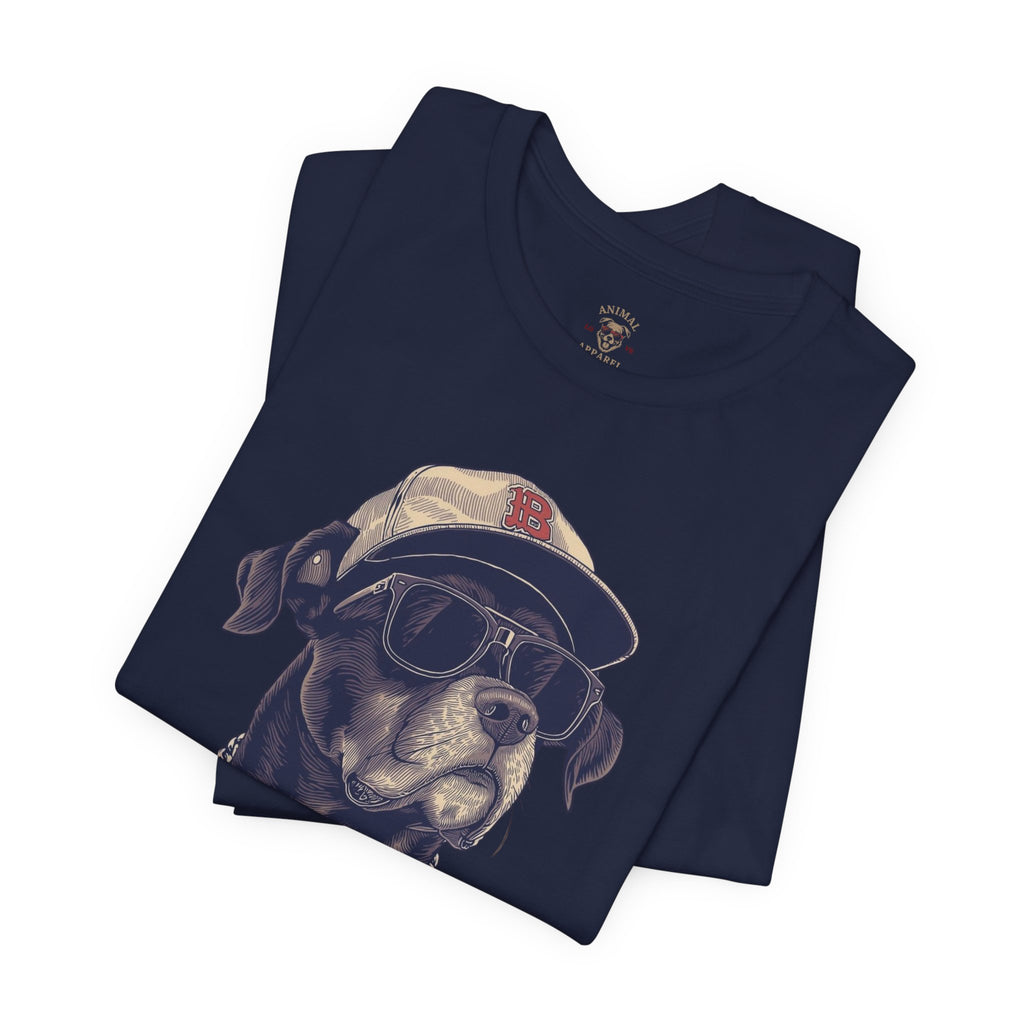 Cool Dog Graphic Tee — Graphic dog tee