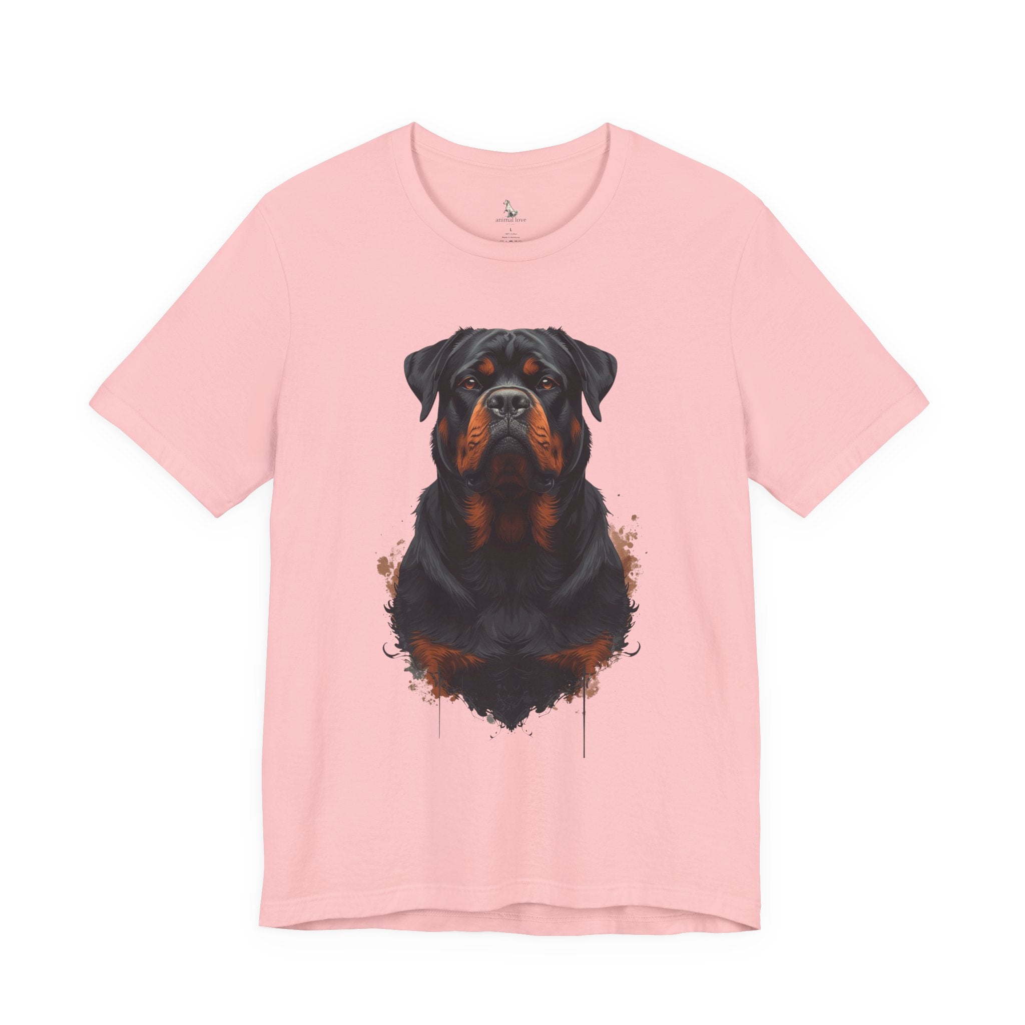 Rottweiler Portrait T‑Shirt — Realistic Dog Lover Tee