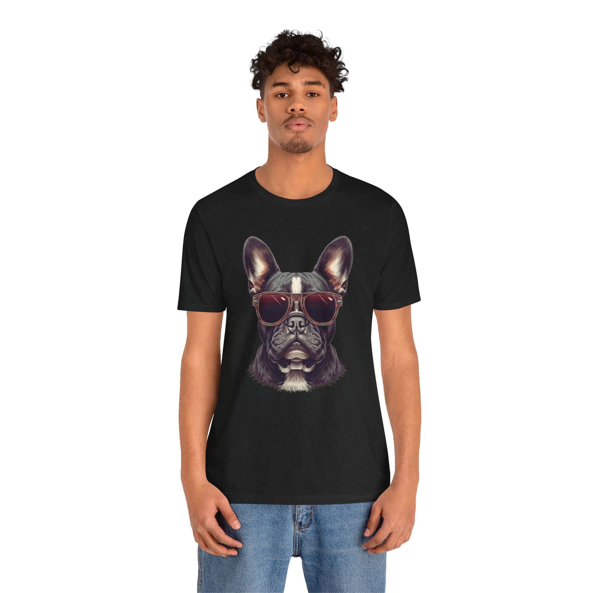 French Bulldog with Sunglasses T-Shirt