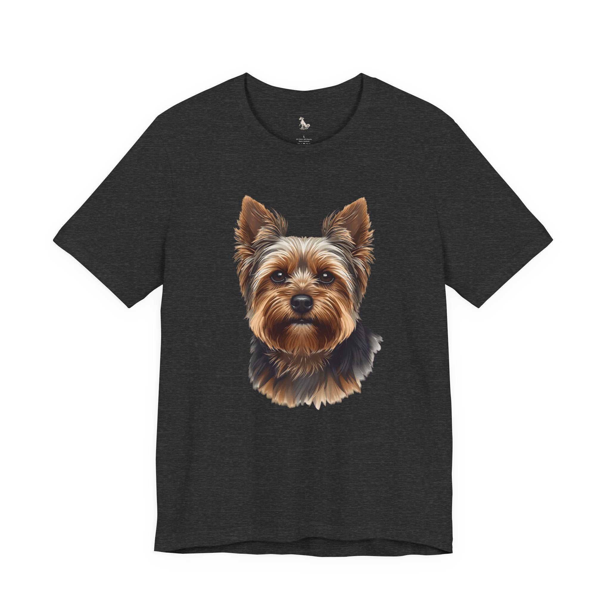 Yorkshire Terrier Portrait Tee — Realistic Cute Yorkie Dog T‑Shirt