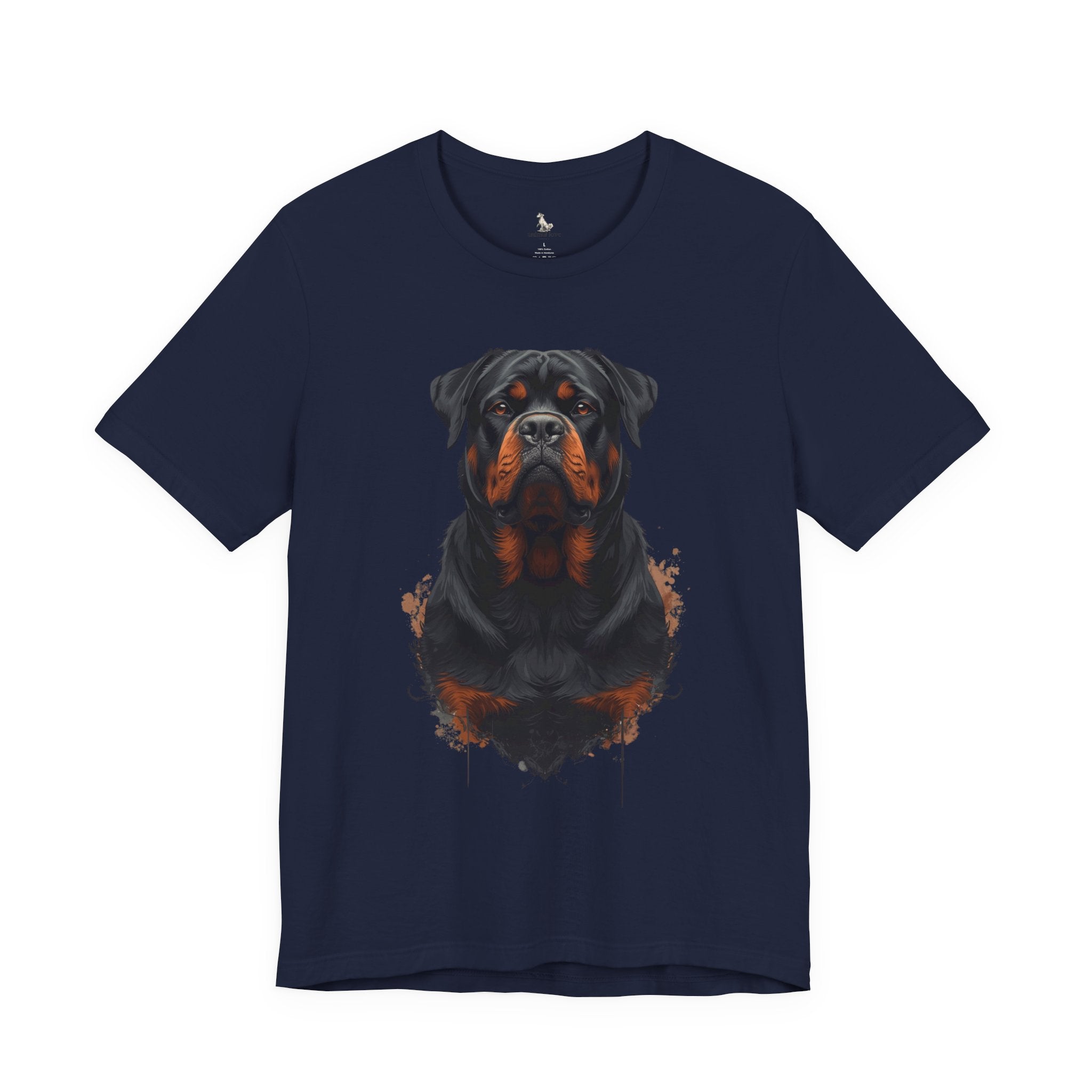 Rottweiler Portrait T‑Shirt — Realistic Dog Lover Tee