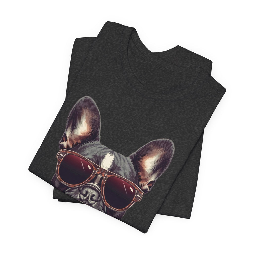 French Bulldog with Sunglasses T-Shirt