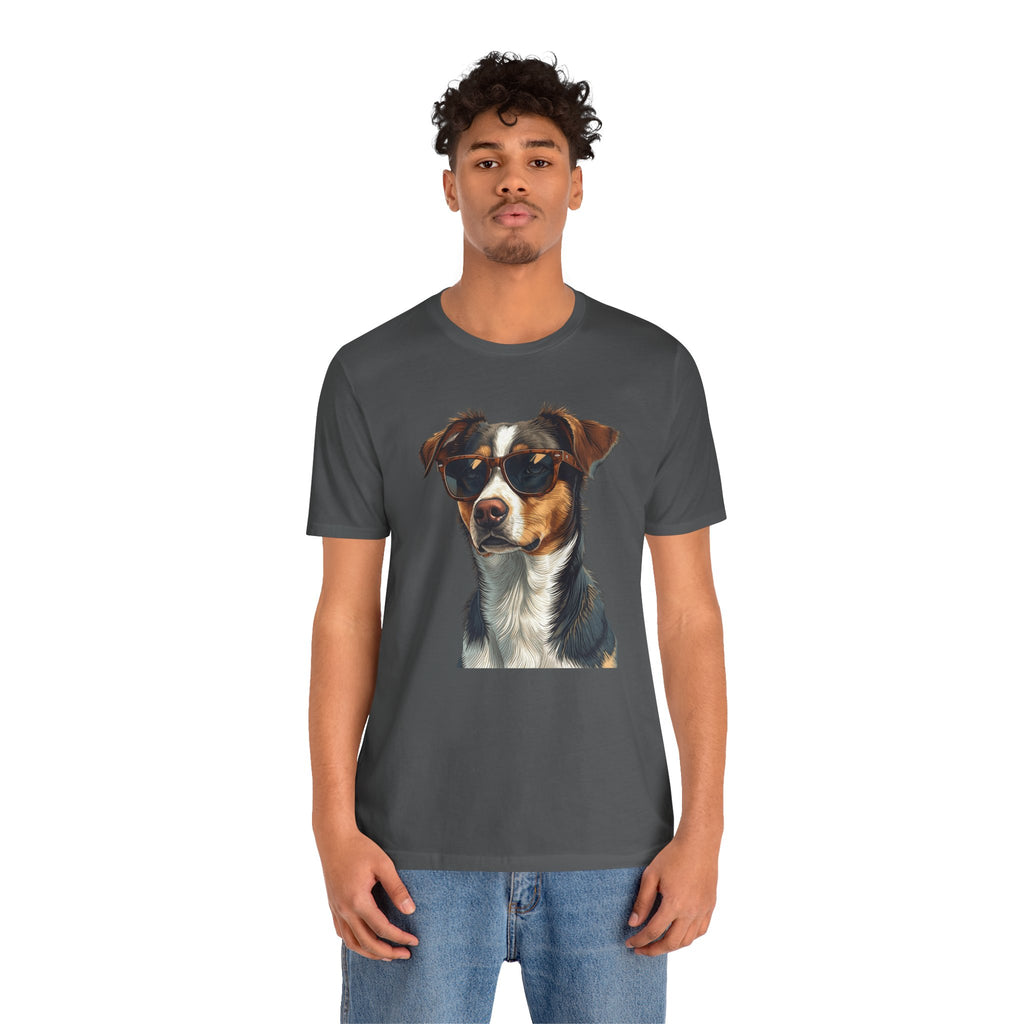 Cool Sunglasses Dog T‑Shirt - Cool Dog Graphic Tee