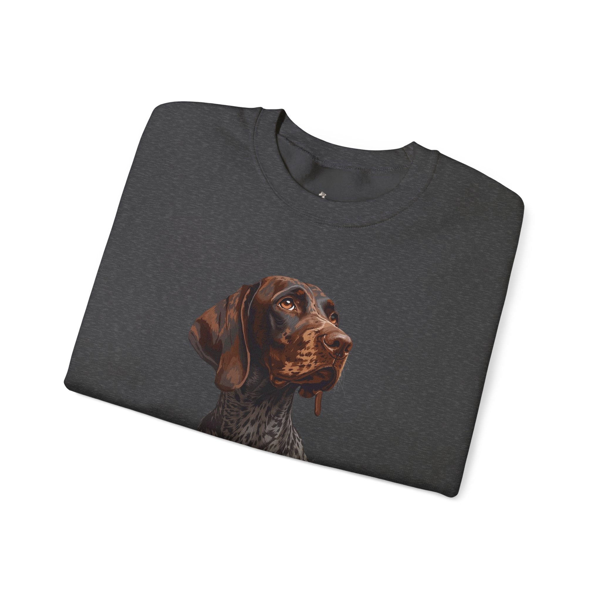 German Shorthaired Pointer Portrait Crewneck Sweatshirt