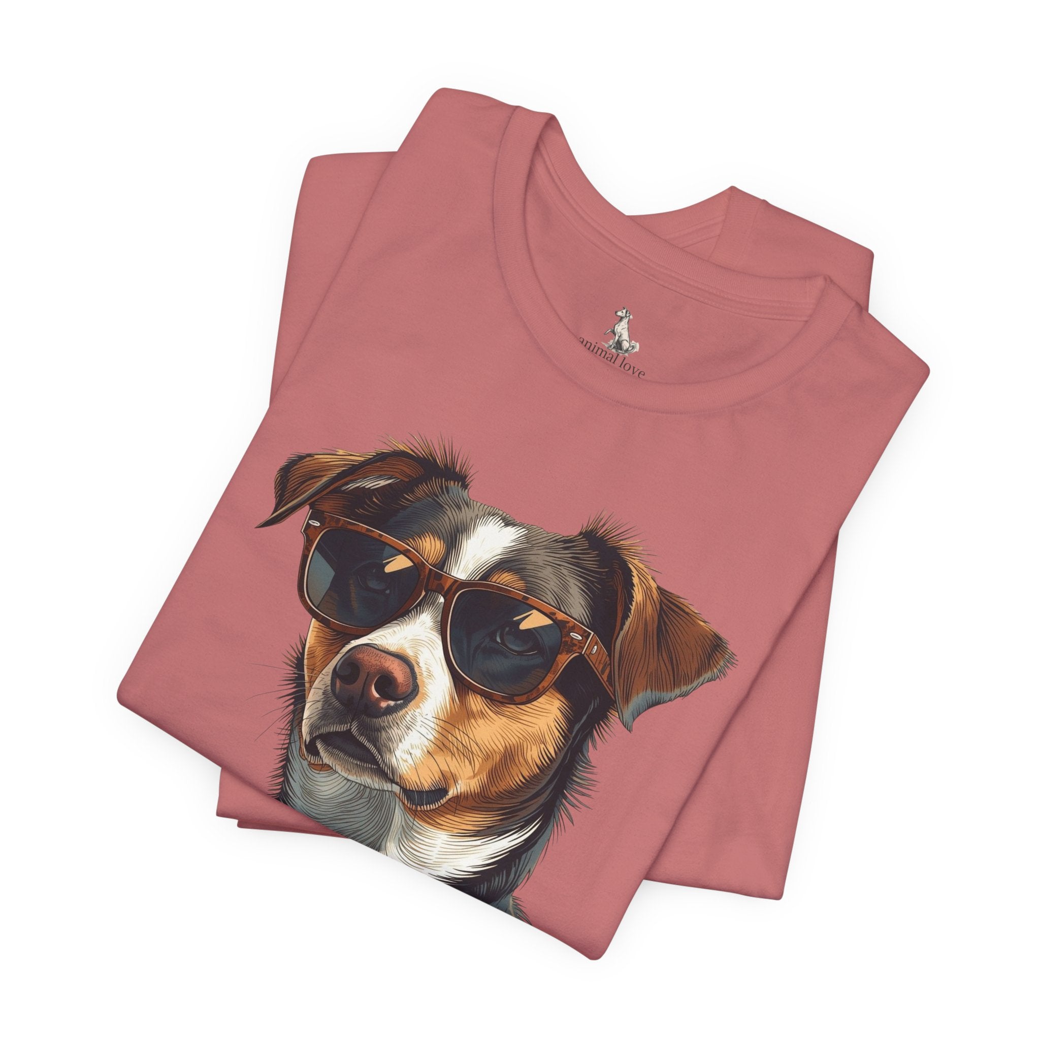 Cool Sunglasses Dog T‑Shirt - Cool Dog Graphic Tee