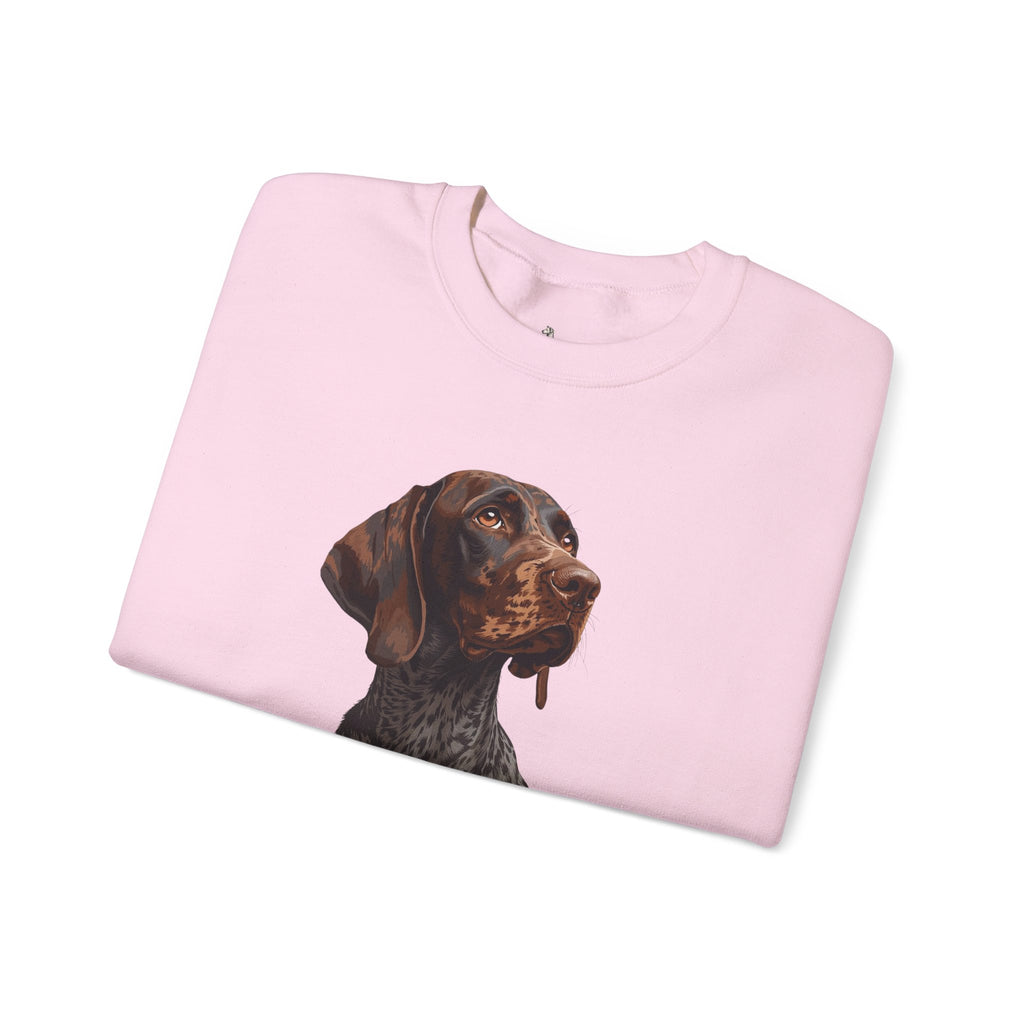 German Shorthaired Pointer Portrait Crewneck Sweatshirt