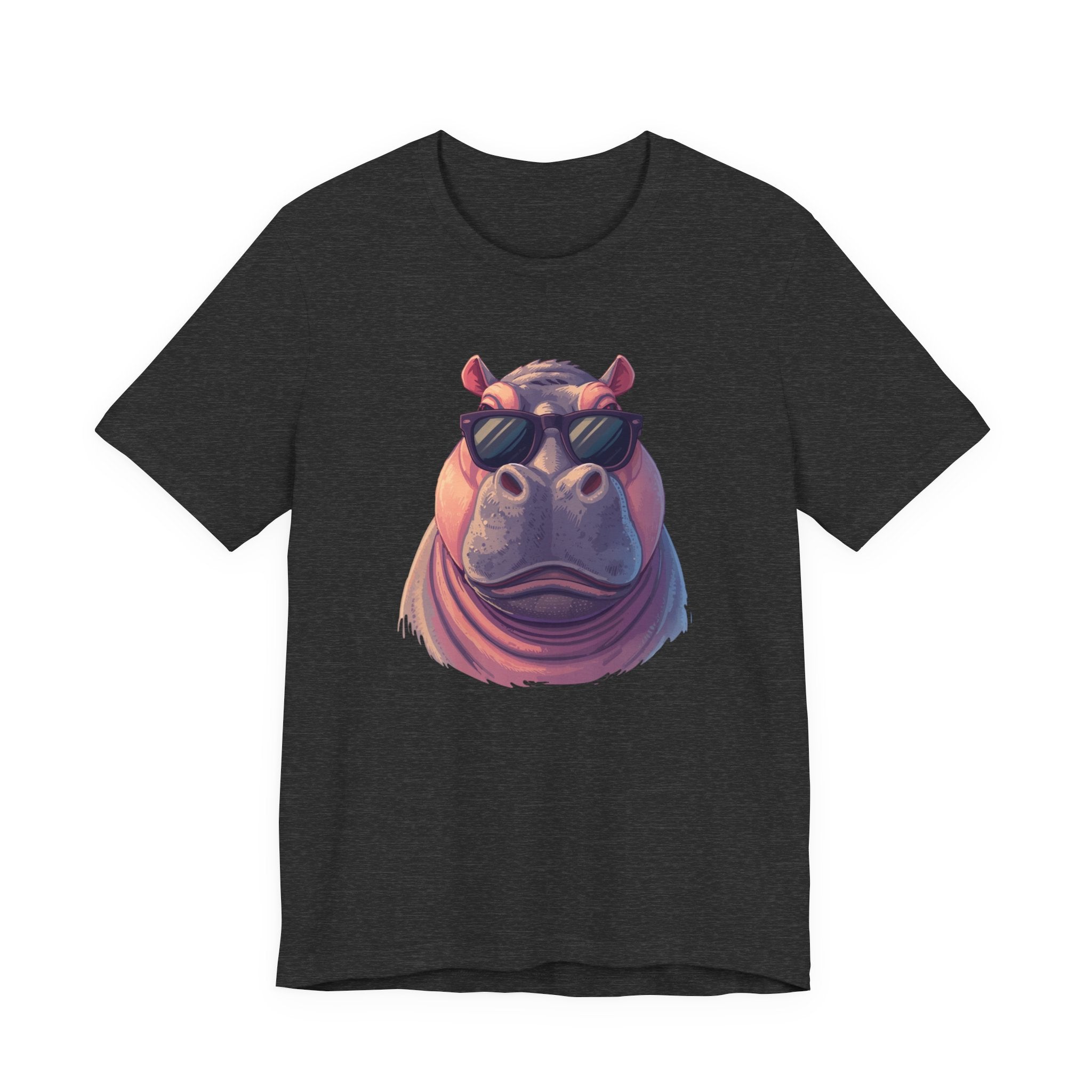 Hippo With Sunglasses Tee — Cool Funny Hippo Graphic T-Shirt