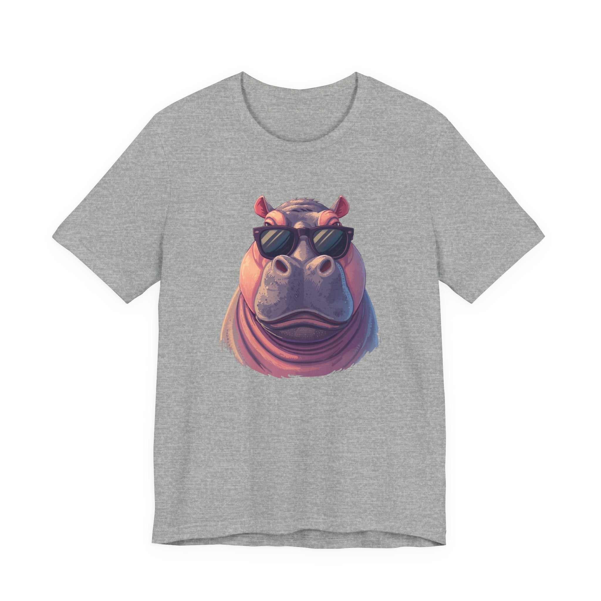Hippo With Sunglasses Tee — Cool Funny Hippo Graphic T-Shirt