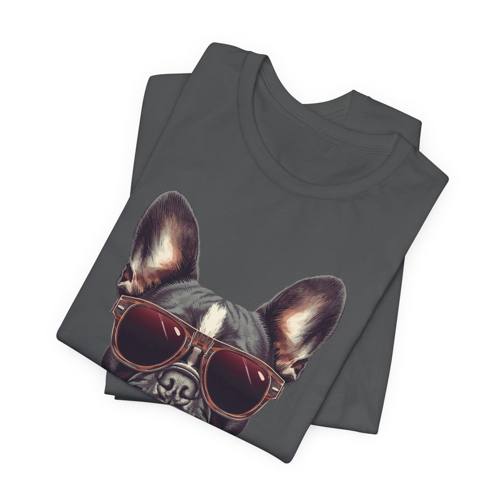 French Bulldog with Sunglasses T-Shirt