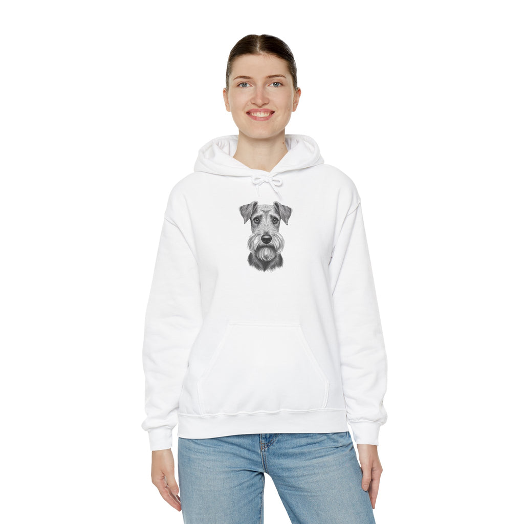 Airedale Terrier Hoodie - Realistic Dog Portrait Sweatshirt for Pet Lovers