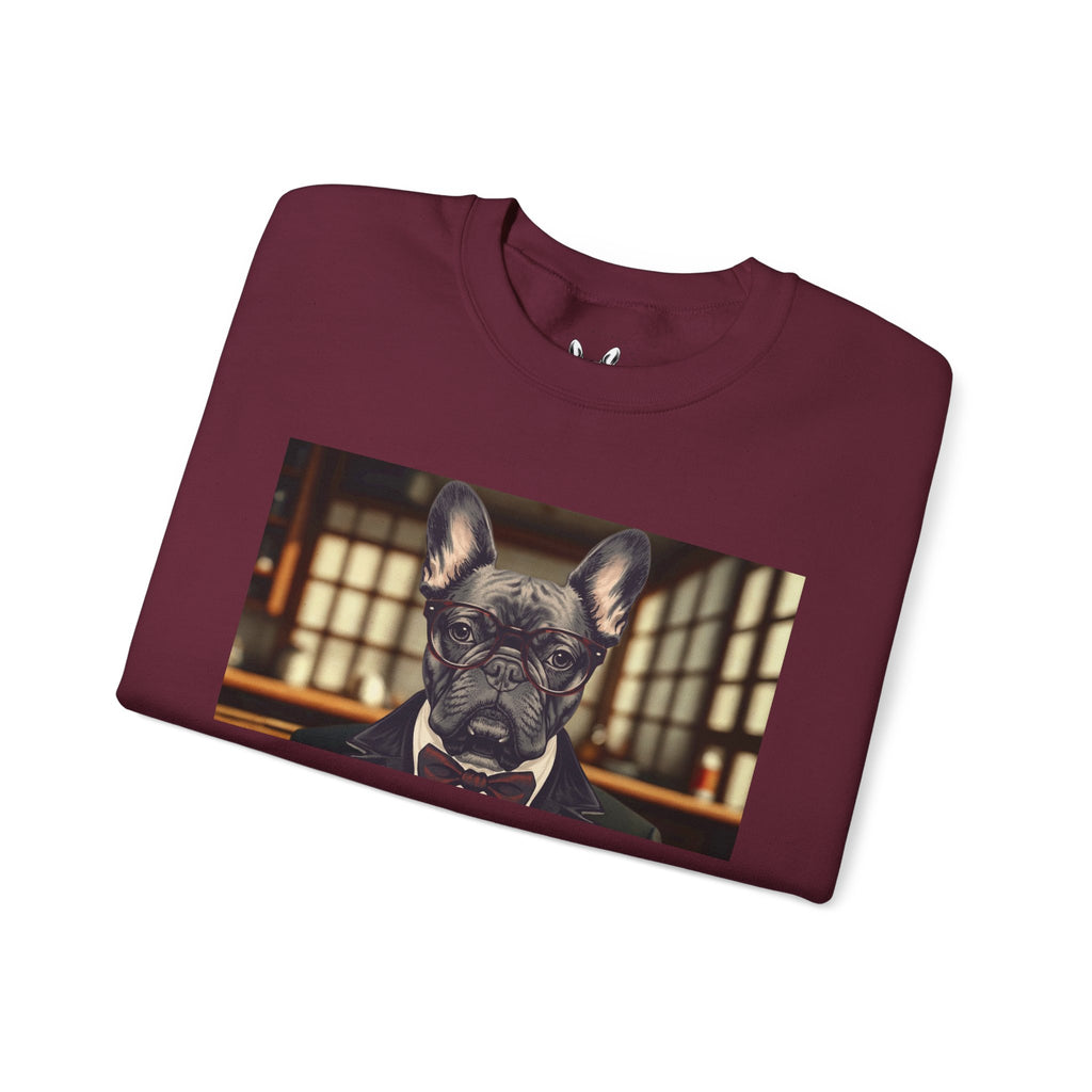 Business French Bulldog Crewneck Sweatshirt