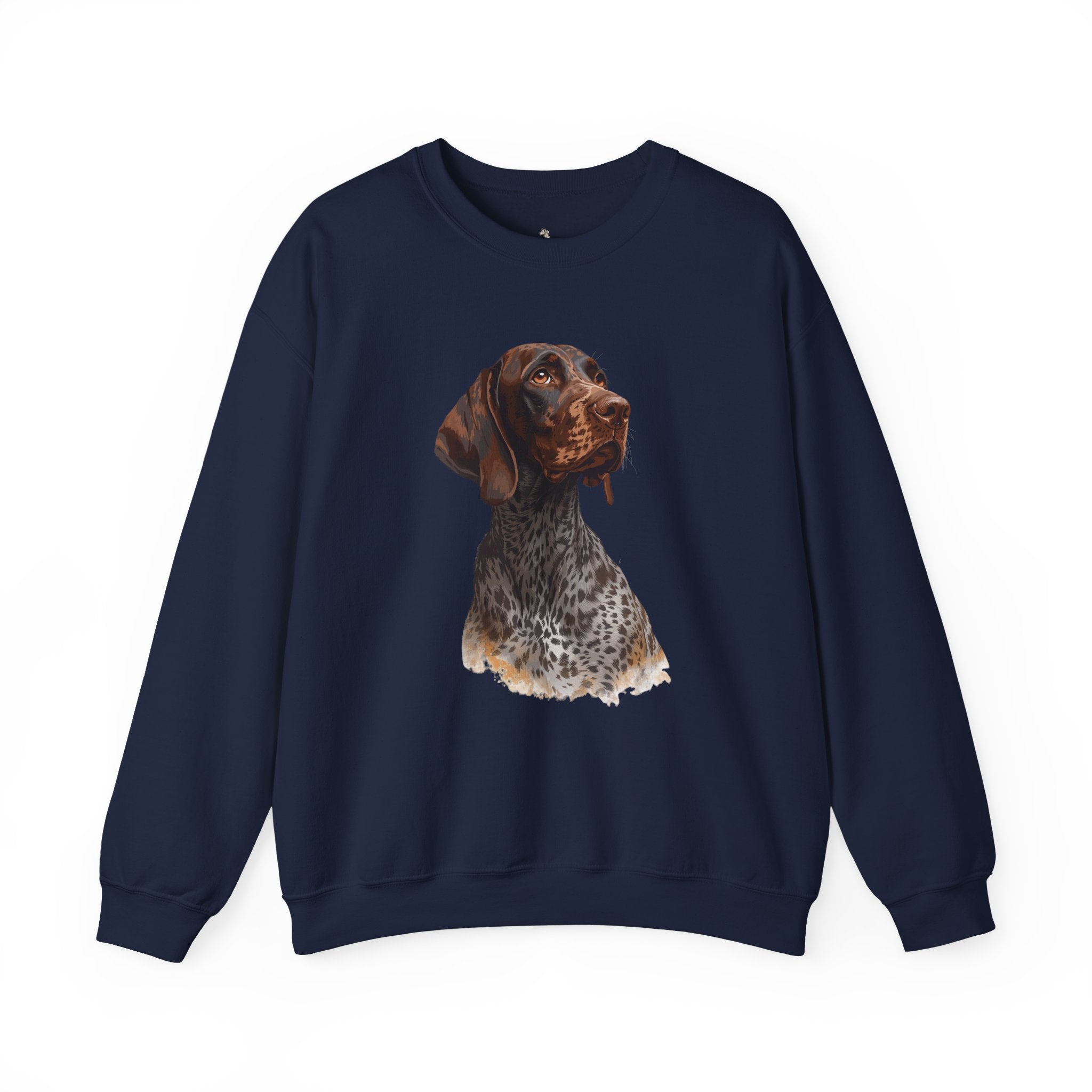 German Shorthaired Pointer Portrait Crewneck Sweatshirt