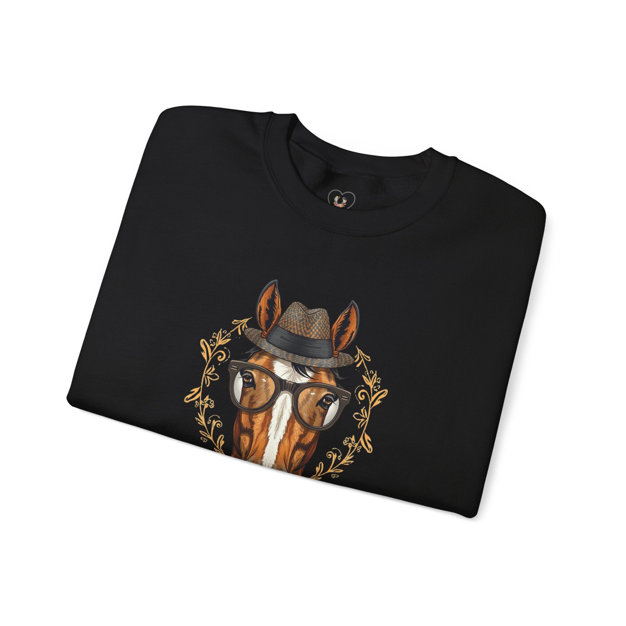 Vintage Gentleman Horse Crewneck Sweatshirt