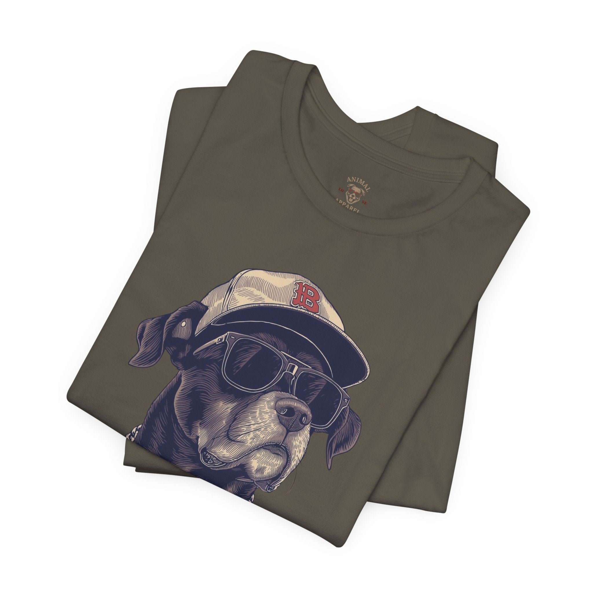 Cool Dog Graphic Tee — Graphic dog tee