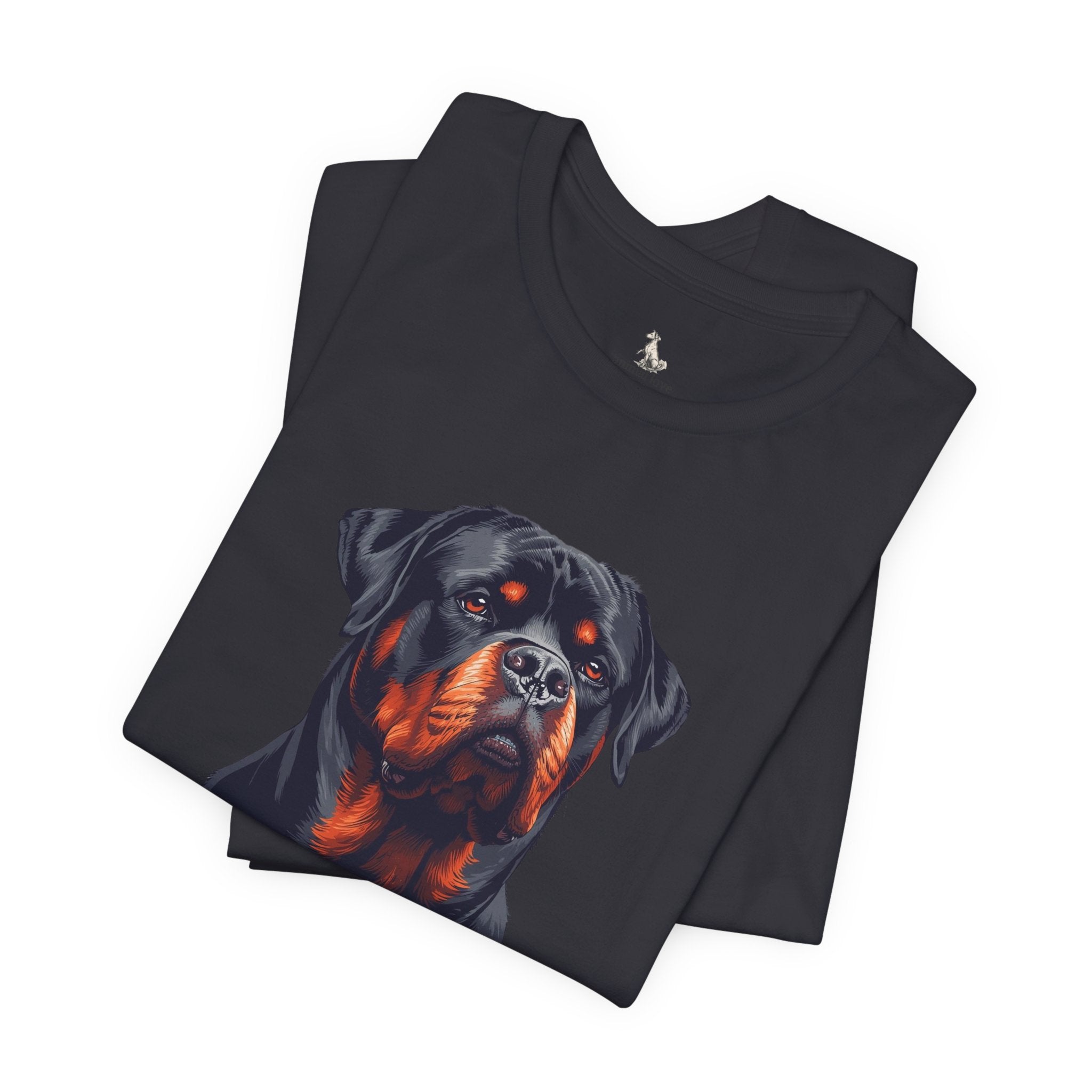 Rottweiler Portrait T-Shirt — Dog Head Tee for Rottweiler Lovers