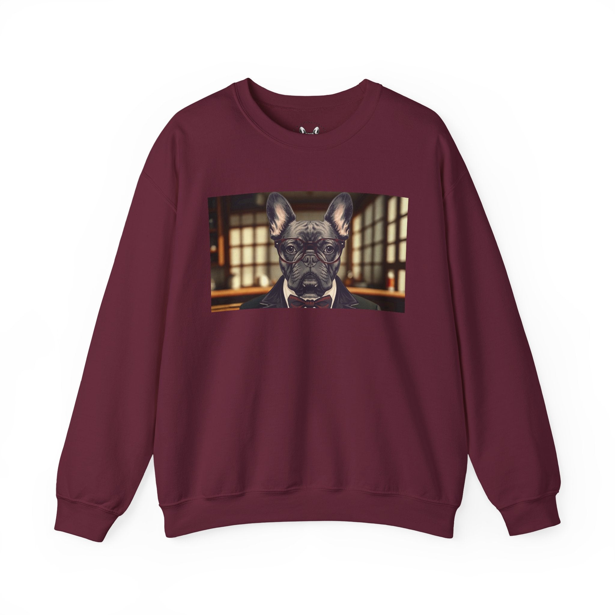 Business French Bulldog Crewneck Sweatshirt
