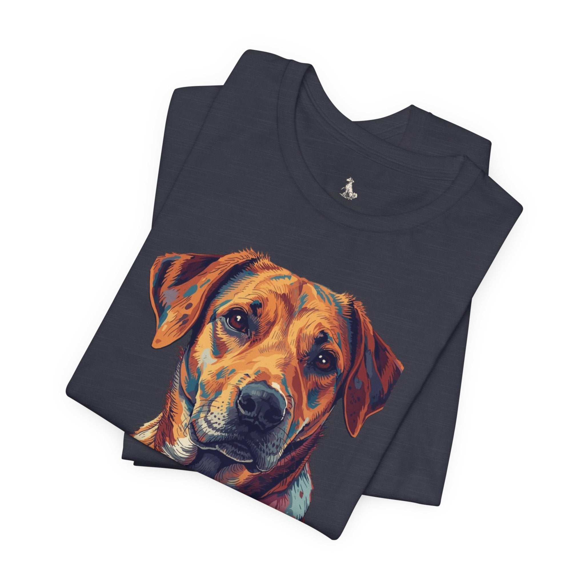 Dog Painted Portrait T-Shirt — Colorful Artistic dog shirt