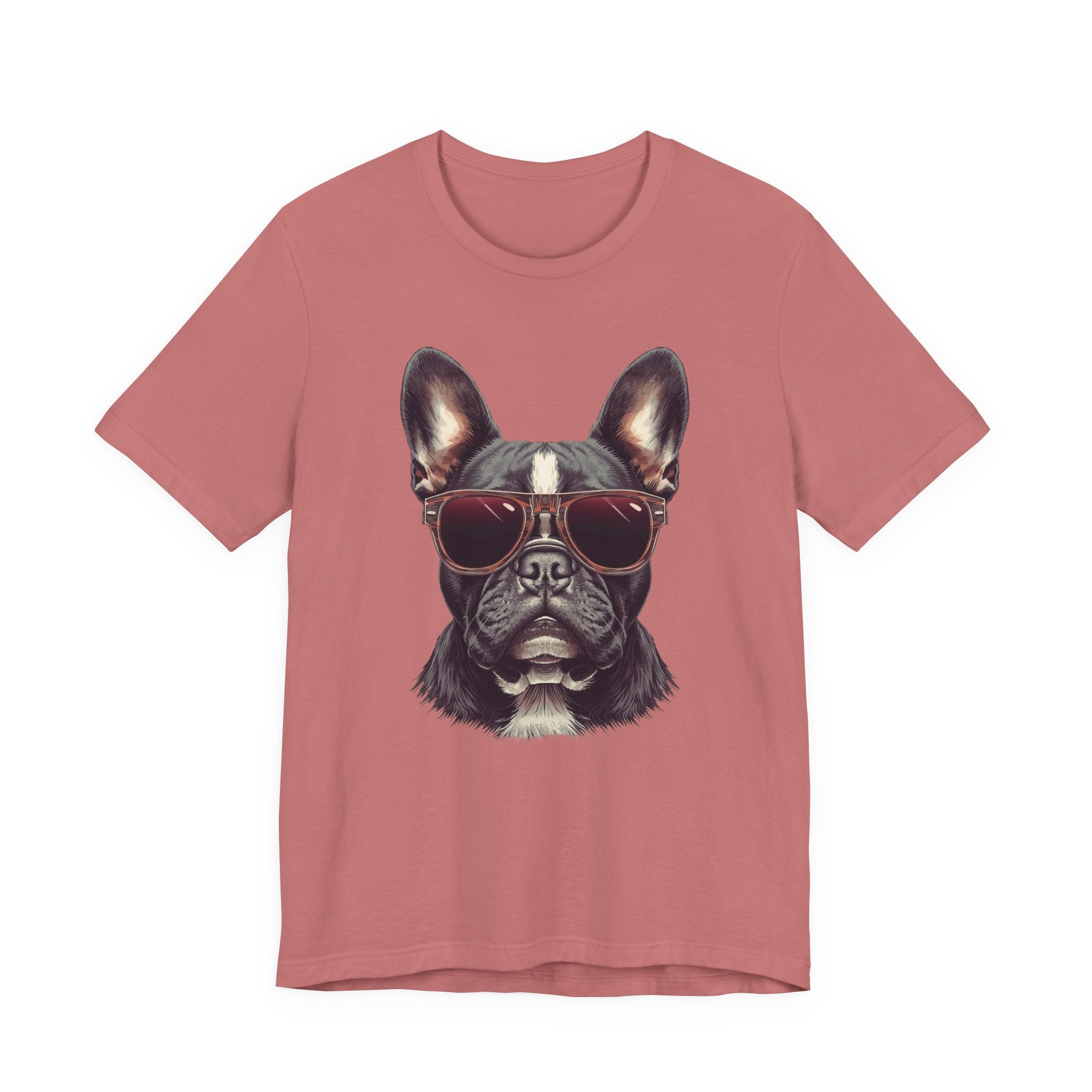 French Bulldog with Sunglasses T-Shirt