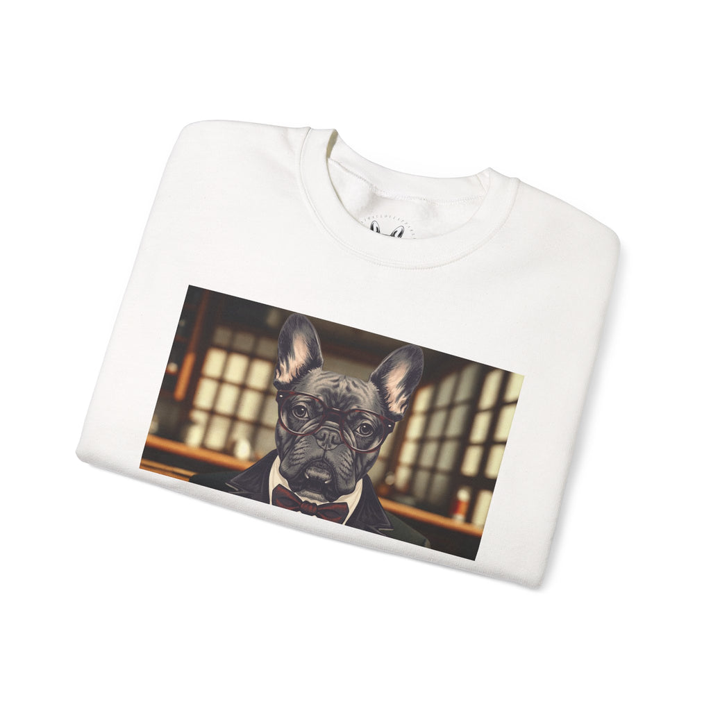 Business French Bulldog Crewneck Sweatshirt