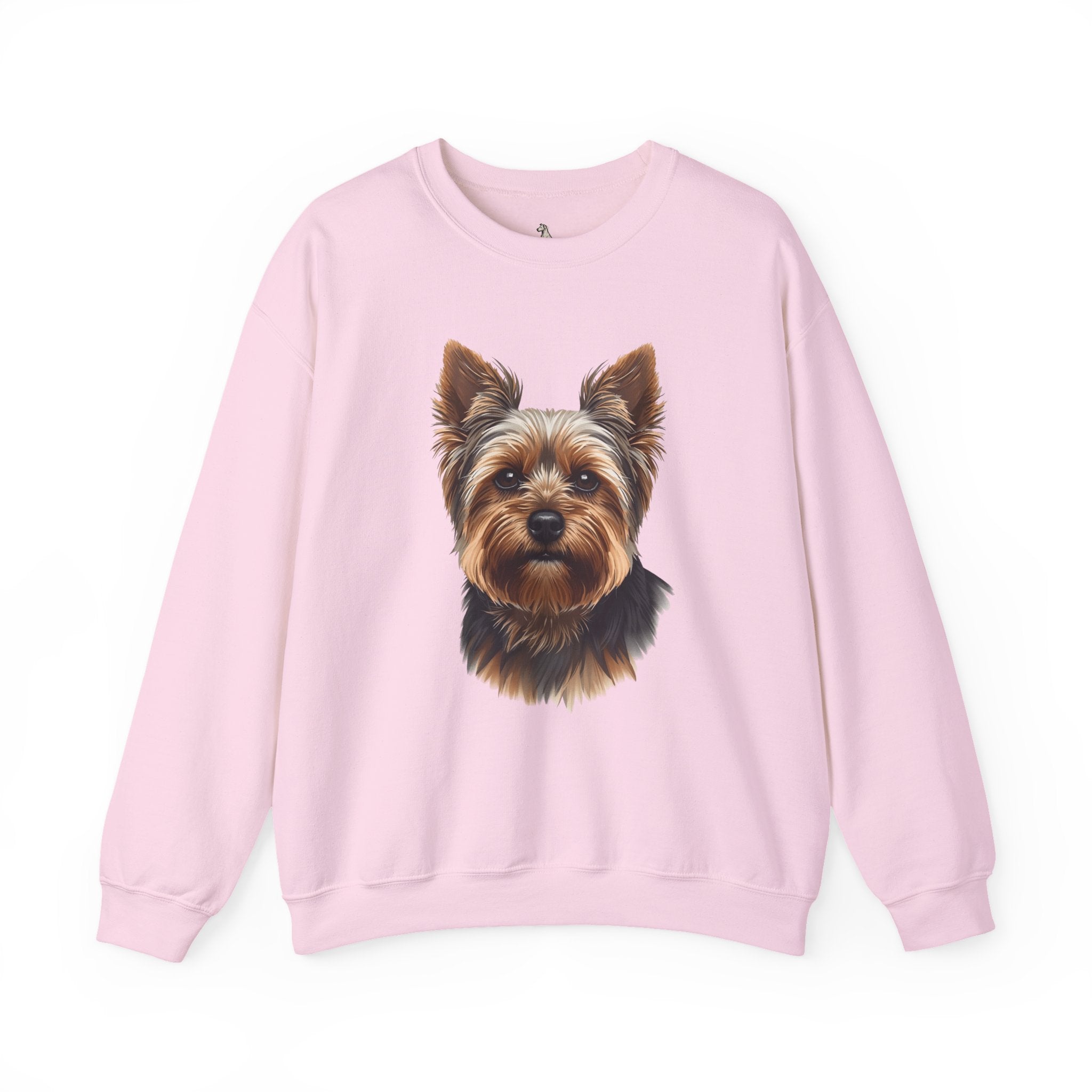 Yorkshire Terrier Crewneck Sweatshirt – Realistic Yorkie Portrait Pullover