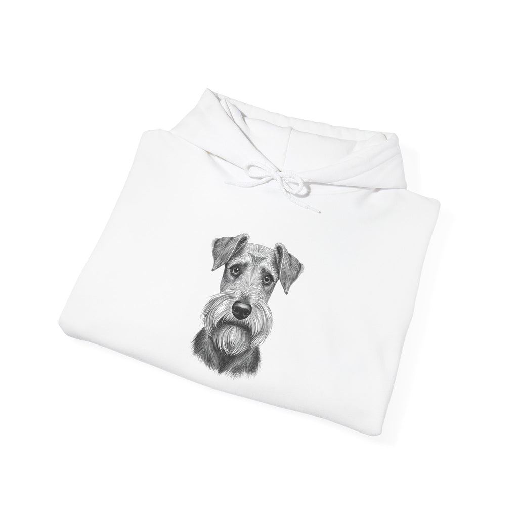 Airedale Terrier Hoodie - Realistic Dog Portrait Sweatshirt for Pet Lovers