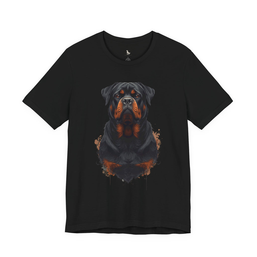 Rottweiler Portrait T‑Shirt — Realistic Dog Lover Tee