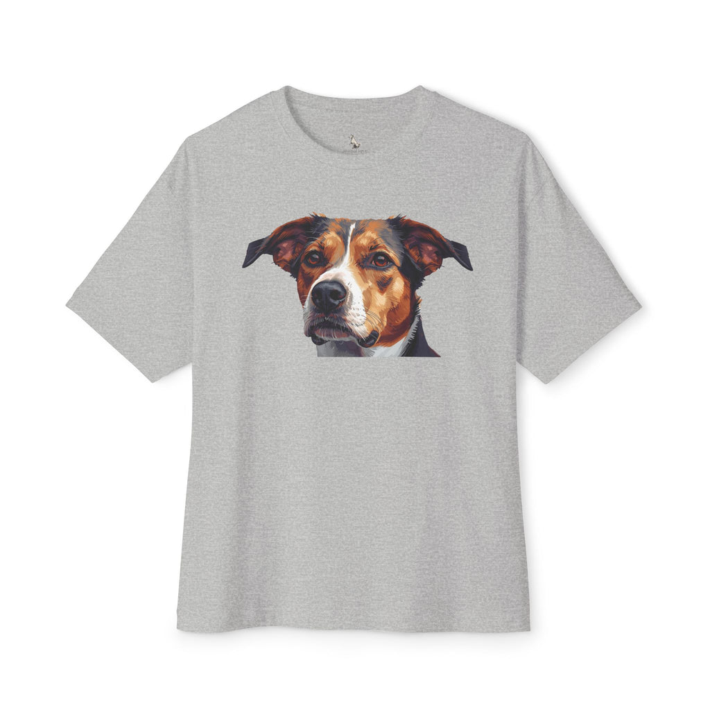 Dog Portrait Tee — Realistic Pet Face Graphic T-Shirt