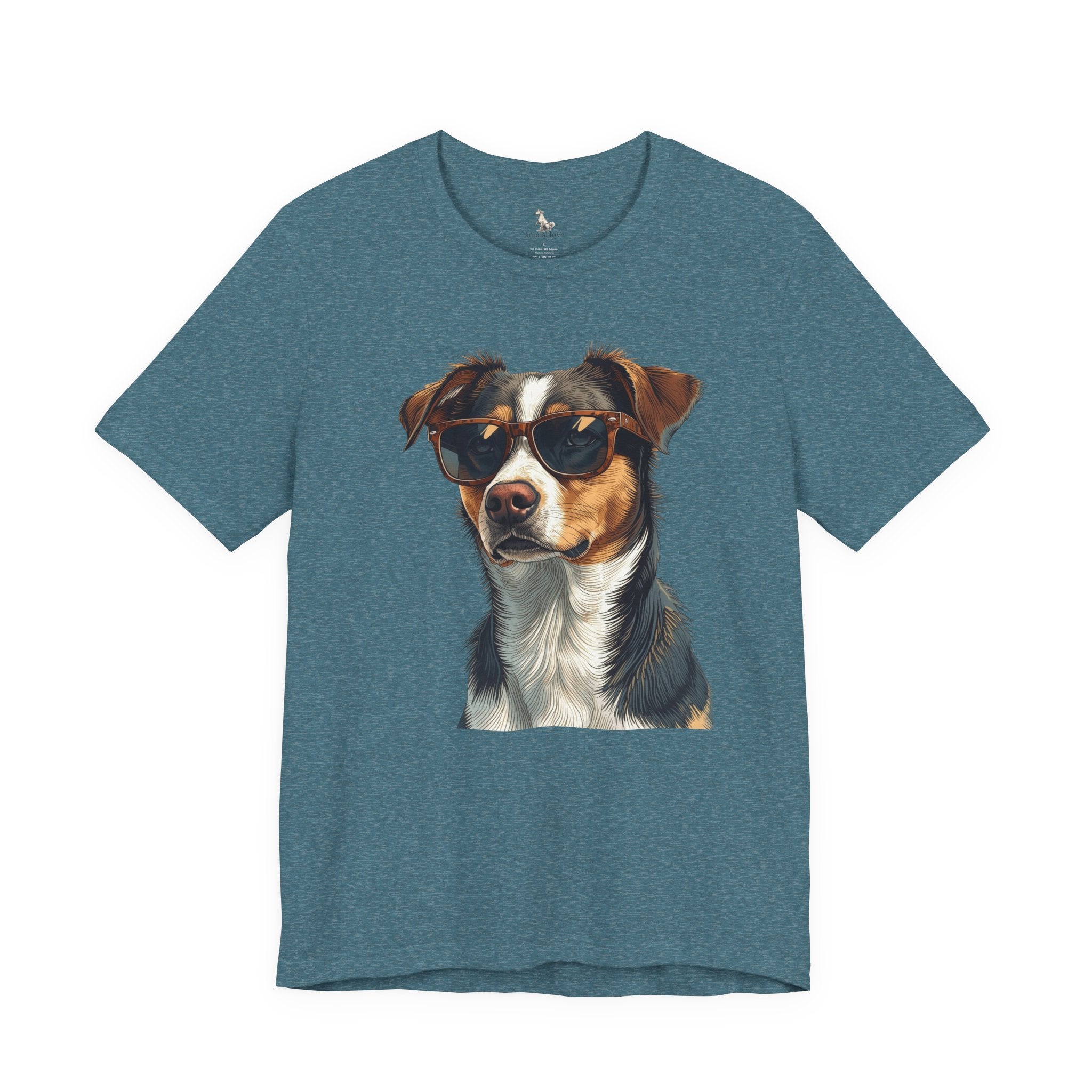 Cool Sunglasses Dog T‑Shirt - Cool Dog Graphic Tee