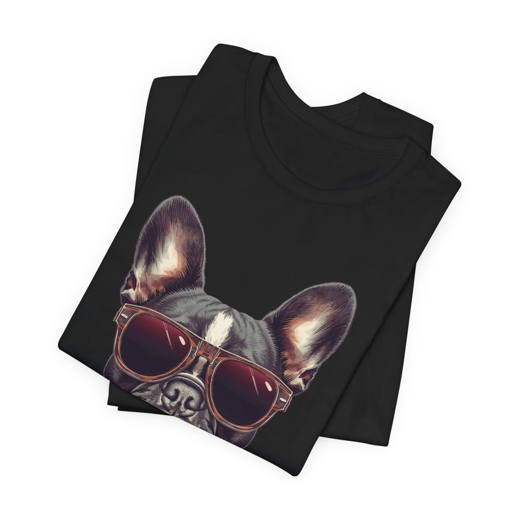 French Bulldog with Sunglasses T-Shirt
