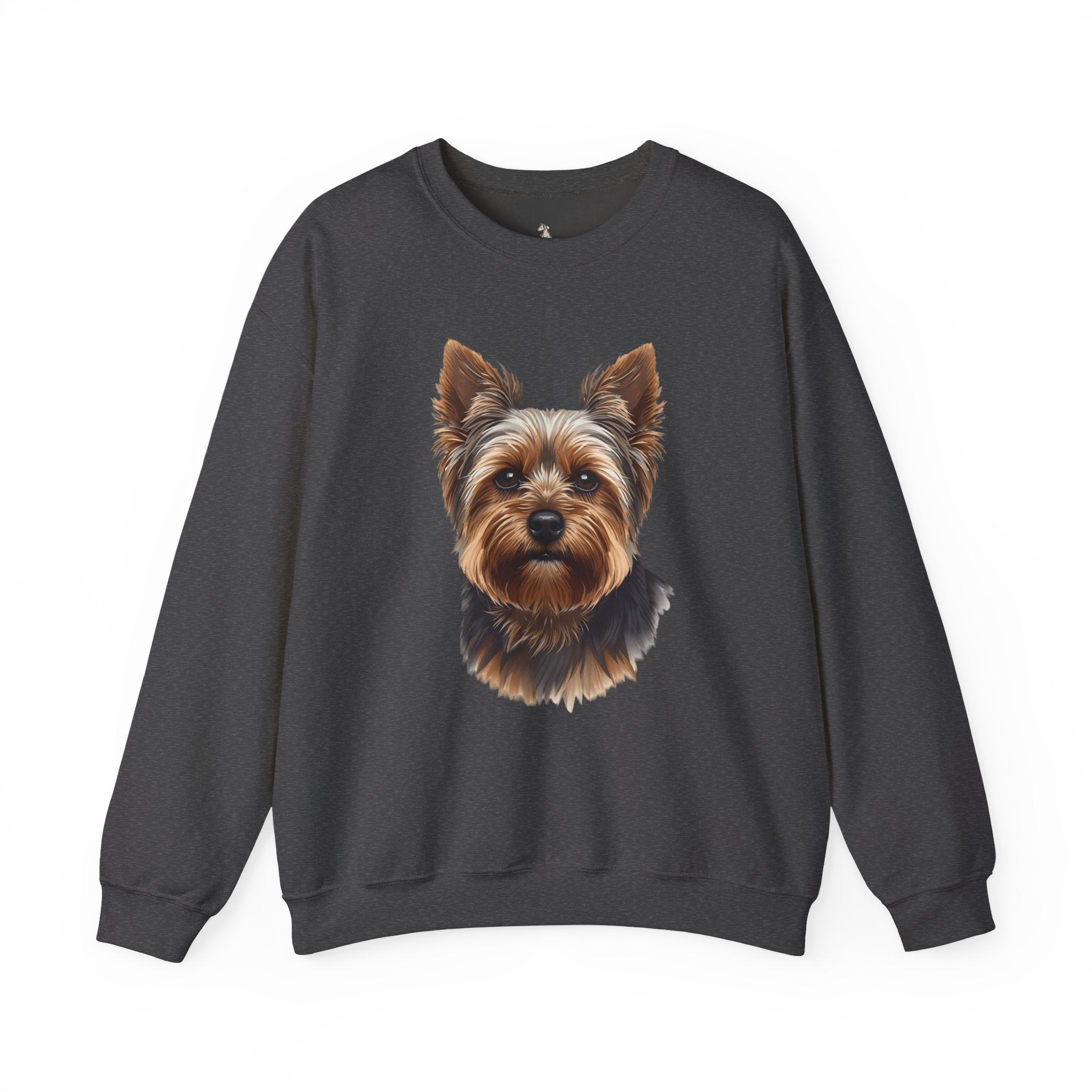 Yorkshire Terrier Crewneck Sweatshirt – Realistic Yorkie Portrait Pullover
