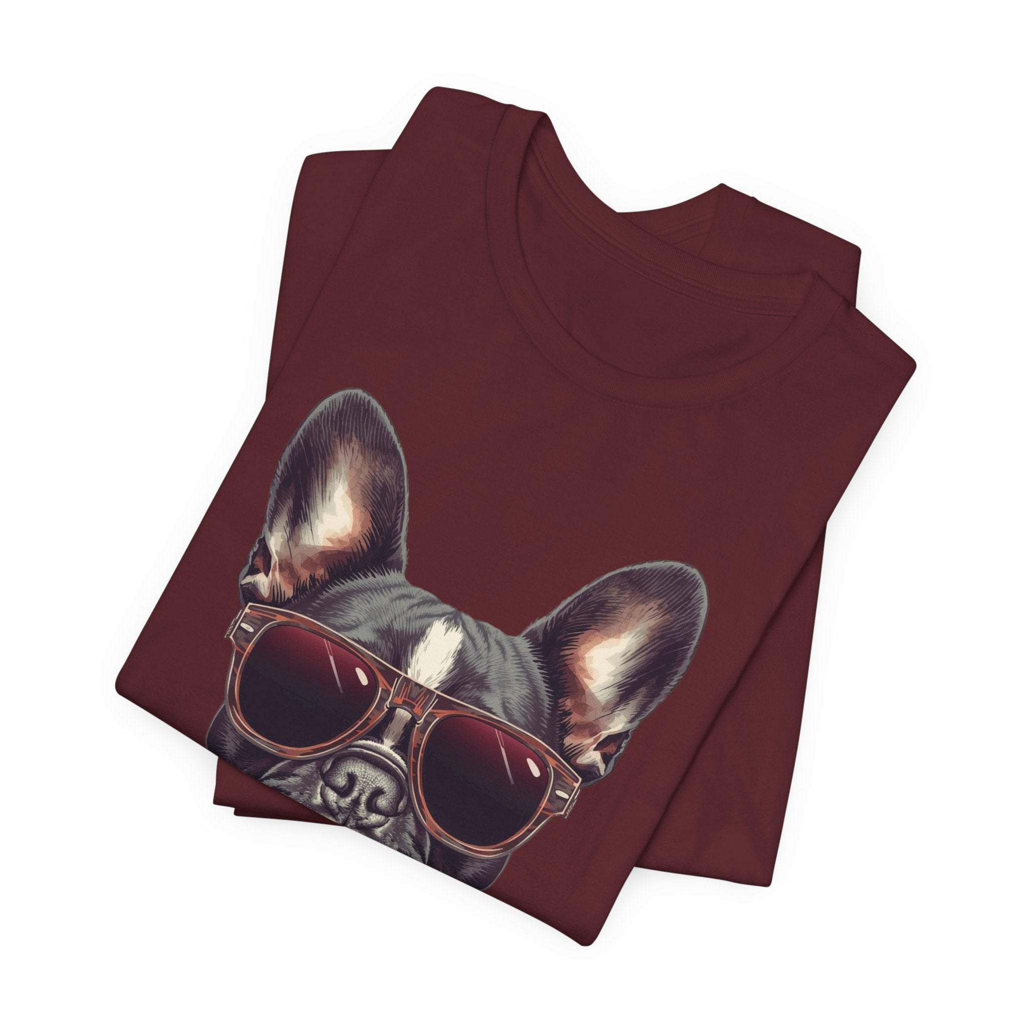 French Bulldog with Sunglasses T-Shirt