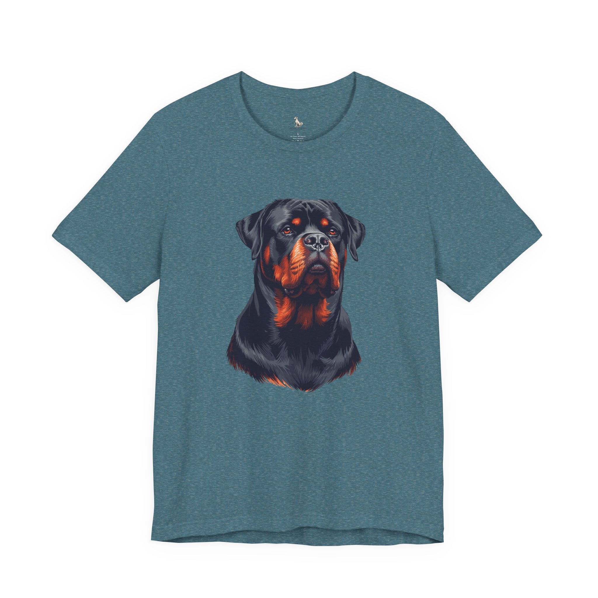 Rottweiler Portrait T-Shirt — Dog Head Tee for Rottweiler Lovers